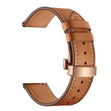 Итальянский кожаный ремешок для наручных часов Garmin Vivoactive 4/CAME/Luxe/Style / Vivomove 3 / HR быстросъемный ремешок для часов 2024 - купить недорого