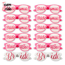 Team Bride To Be 1Set Wedding Decoration Bechelorette Party Sunglasses Team Bride Bridal Shower Glasses Hen Party Supplies 2024 - buy cheap