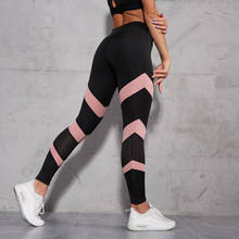 Ogilvy Mather Leggings Women 2020 High Waist Mesh Patchwork Sports Leggings Stretch Gym Woman Fitness Leggins Running Pants 2024 - buy cheap