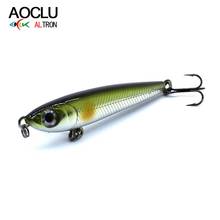 AOCLU wobblers Super Quality 8 Colors 50mm 2.8g Hard Bait Fishing lure Stick Pencil long distance cast shake sinking VMC hooks 2024 - buy cheap