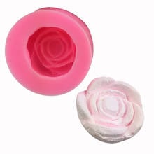 Novo molde de silicone peônia em formato de rosa, molde para chocolate, doces, bolos, sabonete perfumado 2024 - compre barato