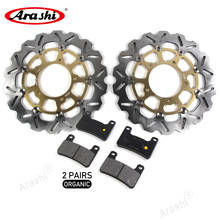 ARASHI Front Brake Rotors Disc Pads For SUZUKI GSX R GSX-R 600 750 2006 2007 CNC Brake Disks Pad GSXR GSX600R GSX750R GSX-R600 2024 - buy cheap
