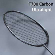 Professional T700 Full Carbon Fiber Badminton Racket Strung Max 32LBS Ultralight Racquet Sports Rackets Bags Force Padel 2024 - buy cheap