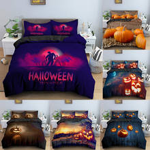 3D Happy Halloween Style Hot Sale Kids Adult Duvet Cover Set pumpkin Printed Bedding Set Queen King Size High Quality Comforter 2024 - buy cheap