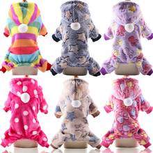 Christmas Dog-Cat-Clothes Soft Warm Pet Jumpsuit Winter Dog Clothing Chihuahua Dogs Pajamas for Small Puppy York Coat Hoodies 30 2024 - buy cheap