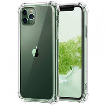 Transparent Shockproof Silicone Phone Case For iPhone 11 Pro Max 7 8 6 6S Plus X XS XR Cases Clear Protector Back Cover 2024 - buy cheap