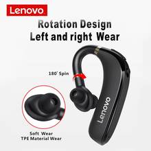 Lenovo-auricular inalámbrico HX106, nuevo, Original, con gancho para la oreja, Bluetooth 5,0, con micrófono, 40 horas de autonomía 2024 - compra barato