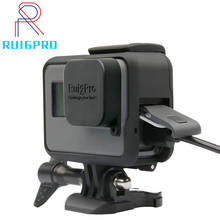 Защитный чехол-рамка для экшн-камеры GoPro Hero 7, 6, 5, черный 2024 - купить недорого