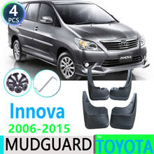 for Toyota Innova AN40 2006~2015 2008 2009 2011 2012 2013 2014 Car Fender Mudguard Mud Flaps Guard Splash Flap Car Accessories 2024 - buy cheap