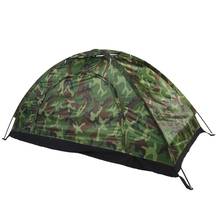 Outdoor Camouflage UV Protection Waterproof One Person Tent for Camping Outdoor Travel Hiking 2024 - buy cheap