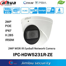 Dahua POE camera 2MP IPC-HDW5231R-ZE H.265 IR50m Eyeball IP67 2.7mm ~13.5mm motorized lens Built-in Mic  Dome Indoor Camera 2024 - buy cheap