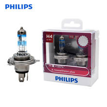 Philips-farol halógeno h4 9003, hb2, x-treme vision plus, luz branca brilhante, farol hi/lo, feixe duro + 130% brilhante, 12342x s2, par 2024 - compre barato