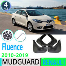 for Renault Fluence Samsung SM3 2010~2019 2011 2012 2013 2014 2015  Fender Mudguards Mud Flaps Guard Splash Flap Car Accessories 2024 - buy cheap