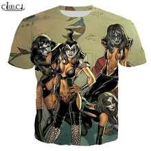 HX-Camiseta con estampado 3D de cantante de Rock para hombre y mujer, ropa de calle informal Harajuku, Top que combina con todo, novedad de verano, envío directo 2024 - compra barato