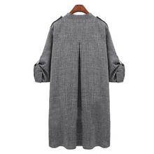 Gabardina feminina longo corta-vento, casaco trench coat feminino plus size primavera outono 2019 2024 - compre barato