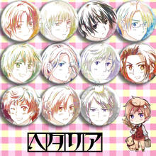 COSSUN 58MM Manga Axis powers Hetalia Cosplay Badge Brooch APH Country Pins Cartoon Collection Badges for Backpacks 2024 - buy cheap
