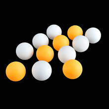 Мячи для настольного тенниса 10 шт./лот, 4 см, тренировочные мячи для настольного тенниса, белые и желтые, 2 цвета на выбор 2024 - купить недорого