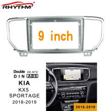 Marco de DVD para salpicadero de coche, accesorio para KIA KX5 (SPORTAGE) 2018-2019, estéreo, 1/2din, instalación, 9 pulgadas 2024 - compra barato