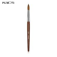 New 1PC 12# Kolinsky Sable Acrylic Nail Art Brush Red Wood Handle for UV Gel Nail Beautiful Designs Professional Manicure Tool 2024 - buy cheap