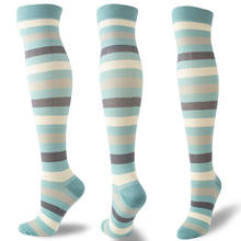 Leg Support Stretch Compression Stockings Outdoor Sport Compression Socks Graduated Pressure Calf Socks Long Socks Men Stockings 2024 - buy cheap