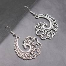 Vintage Antique Silver Color 31x32mm Phoenix Earring Connector Dangle Earrings For Women Party Gift Jewelry Handcrafts 2024 - buy cheap