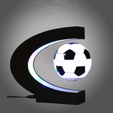 Levitação magnética lâmpada de futebol globo tellurion led mesa luz ornamento futebol decoração presentes suprimentos futebol 2024 - compre barato