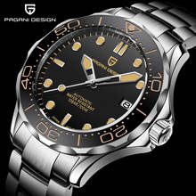 2020 PAGANI DESIGN Men Watch Luxury Brand Steel Belt Watch Waterproof 100M Automatic Mechanical Watches Clock Relogio Masculino 2024 - buy cheap
