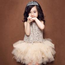 Kids Princess Lace Dress For Girls Summer Kids Party Dresses Ball Gown Girls Dress 2 4 5 6 7 8 9 Years Girl's Birthday Costume 2024 - buy cheap