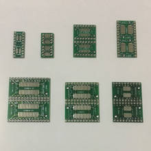 SOP8 SOP10 SOP14 SOP16 MSOP/SSOP/TSSOP/SOT23 SMD a DIP adaptador de placa de vidrio de fibra de FR-4 verde, convertidor de enchufe, placa PCB 2024 - compra barato