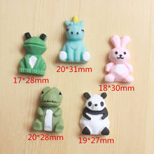 10pcs/lot flatback kawaii resin rabbit frog animals DIY resin cabochons accessories 2024 - buy cheap