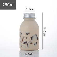 Botella de plástico transparente para bebidas frías, envase de 250ml/350ml/400ml, con tapa, para café helado, leche, té, zumo, postre, red de 20 piezas 2024 - compra barato