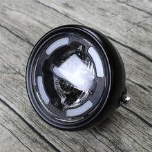 5.75 Inch Motorcycle Headlight LED Moto Light DRL for Cafe Racer Chopper Bobber Cruiser Sportster Softail Dyna 883 E24 Approval 2024 - buy cheap