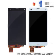 For Sony Xperia Z3 compact D5803 D5833 LCD Display Touch Screen Digitizer Assembly For Sony Z3 Mini LCD Replacement With Frame 2024 - buy cheap