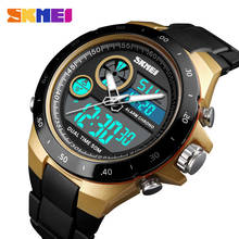 SKMEI Fashion Digital Wristwatch Outdoor Sports Watch Men Dual Display PU Strap Waterproof Clock Male Relogio Masculino 1429 2024 - buy cheap