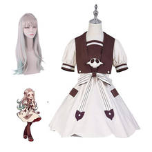 Yashiro-conjunto completo de fantasia para cosplay, nene, peruca, cabelo, vestido, meias, cobertura de vaso sanitário, vestido, meninas 2024 - compre barato