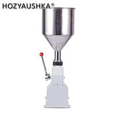 Food filling machine Manual hand pressure stainless paste dispensing liquid packaging equipment sold cream machine 1 ~ 50ml 2024 - buy cheap