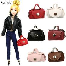 1/6 Doll Accessories For Barbie Doll Handbag Lady Leather Bags Purse Accessories for Barbie Dollhouse Girl Gift Kids Toy 1PCS 2024 - buy cheap