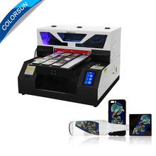 Colorsun-impressora uv multifuncional, mesa de impressão com tinta uv para capa de celular, máquina de impressão de madeira e vidro 2024 - compre barato