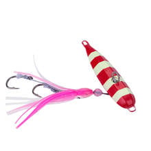 Vertical Jigging Lures Big Game Sea Fishing Lure Baits 120g 150g Metal Jigging Bottom Ship With Squid Octopus Skirt Assist Hooks 2024 - buy cheap