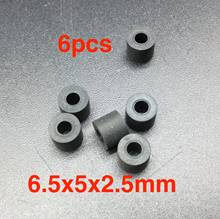 6pcs 6.5*5*2.5mm wheel shock absorber press belt pulley deck audio pressure recorder cassette pinch roller tape Card Stereo 2024 - buy cheap