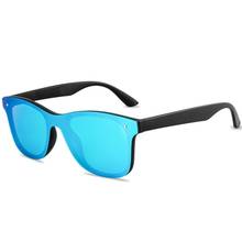 Солнцезащитные очки унисекс, с зеркальным покрытием, UV400 2024 - купить недорого