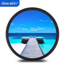 Deerekin 67mm SLIM UV Filter for Canon EOS 70D 80D 760D Rebel T6s 18-135mm STM, Nikon D7500 18-140 18-105mm Lens 2024 - buy cheap