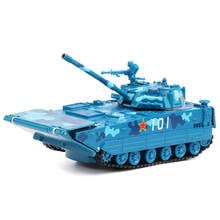 1/32 Alloy Tank Model Military Amphibious Assault Chariot Children's Simulation Armored Tank Boy Toy 2024 - buy cheap