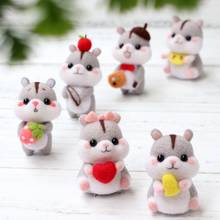 Cute Animal Hamster Wool Felt Doll Craft Handmade DIY Unfinished Poked Set Handcraft Knitting Package Needle Material Bag 2024 - buy cheap