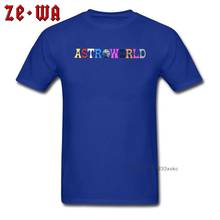 2019 New Fashion Hip Hop T Shirt Men Women Travis Scotts ASTROWORLD Harajuku T-Shirts WISH YOU WERE HERE Letter Print Tees Tops 2024 - buy cheap