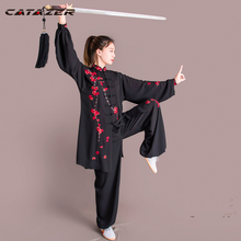 Летняя униформа Catazer для Тай-Чи, традиционная китайская одежда для женщин, костюм Тан, одежда для уданга 2024 - купить недорого
