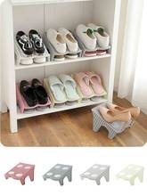 Shoe Organizer Door Hanging Shoes Storage Wall Shoe Slots Double Layer Plastic Space Saver Holder Shoes Box Organizer Storage 2024 - buy cheap