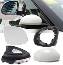 Yasong-cubierta de espejo retrovisor lateral, marco de cristal ligero, carcasa Base, para VW SKODA Yeti 2011-2013 Tiguan Sharan 10-16 2024 - compra barato