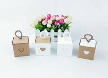DIY European New Hearts Vintage Kraft Paper Box Candy Packaging Candy Box Spot Wholesale 2024 - buy cheap