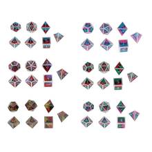 7 pces polyhedral liga de zinco dados para para pathfinder dnd rpg mtg mesa jogo dados conjunto 2024 - compre barato